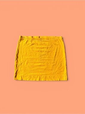 H&M Bright Yellow Mini Skirt